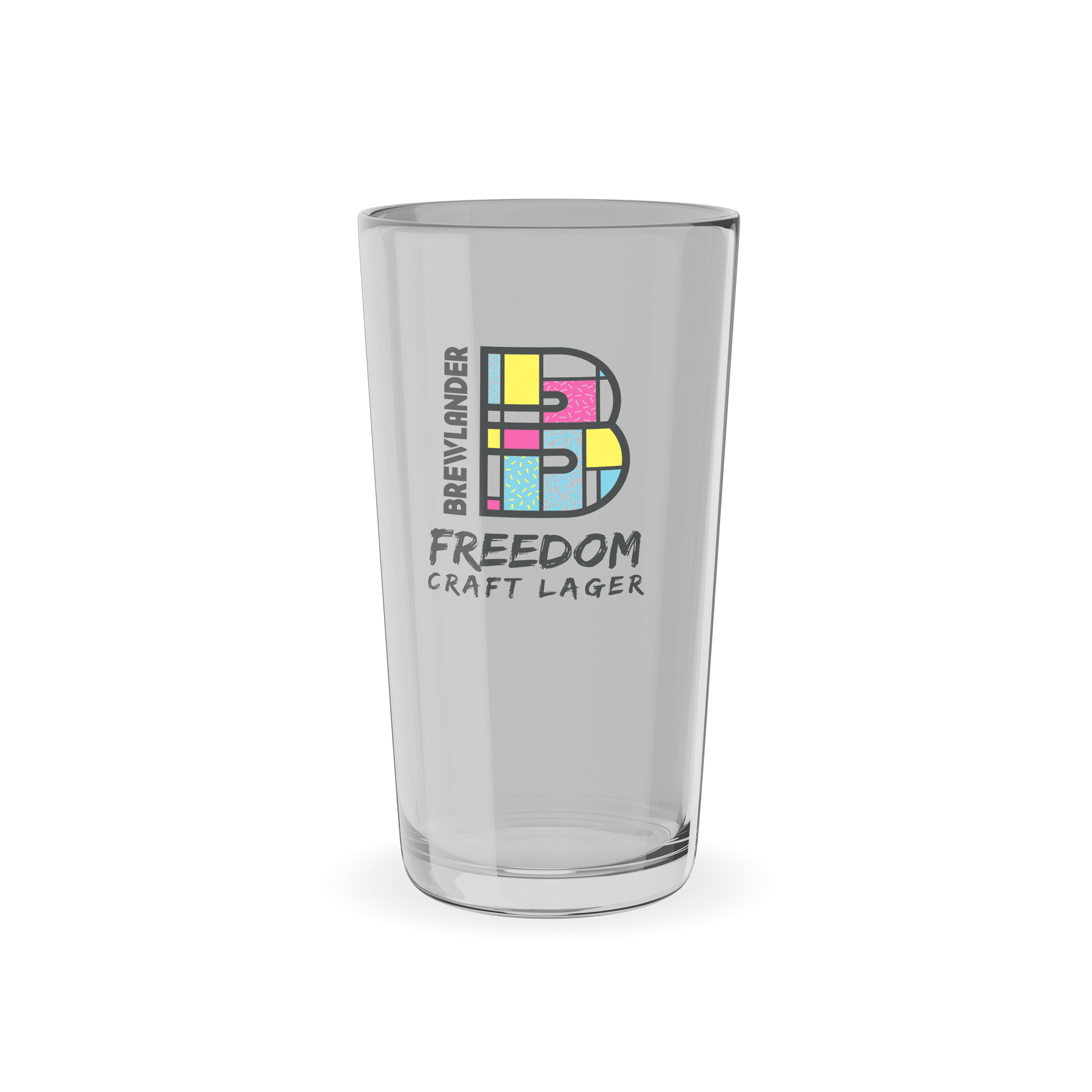 Freedom Logo Glassware 480ml
